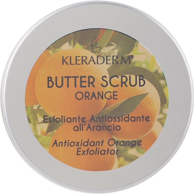 Скраб олійний для обличчя й тіла "Апельсин" - Kleraderm Butter Scrub Orange — фото N1