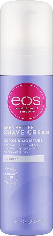 Крем для бритья "Лаванда-жасмин" - EOS Shave Cream Lavender Jasmine — фото N1