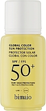 Духи, Парфюмерия, косметика Солнцезащитный крем с митирующим эффектом SPF 5O+ для лица - Bimaio Global Color Sun Protection 
