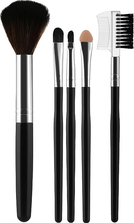 Набор кистей CS-005BL, черный - Cosmo Shop Makeup Brush Set Black — фото N1