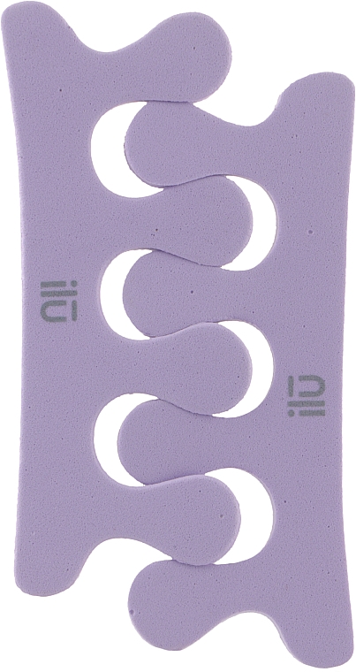 Розділювачі для педикюру, бузкові - Ilu Toe Separator Purple — фото N1