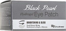 Гідро-гелеві патчі з чорними перлинами під очі - Esfolio Black Pearl Hydrogel Eye Patch — фото N2