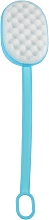 Щетка банная с ручкой, синяя - Inter-Vion — фото N1