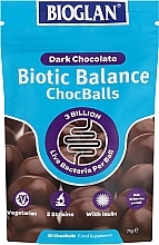 Парфумерія, косметика Харчова добавка "Biotic Balance Dark Choc Balls" - Bioglan 3 Billion Live Bacteria Per Ball