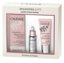 Духи, Парфюмерия, косметика Набор "Resveratrol Lift" - Caudalie (eye/balm/15ml + ser/10ml + fluid/15ml)