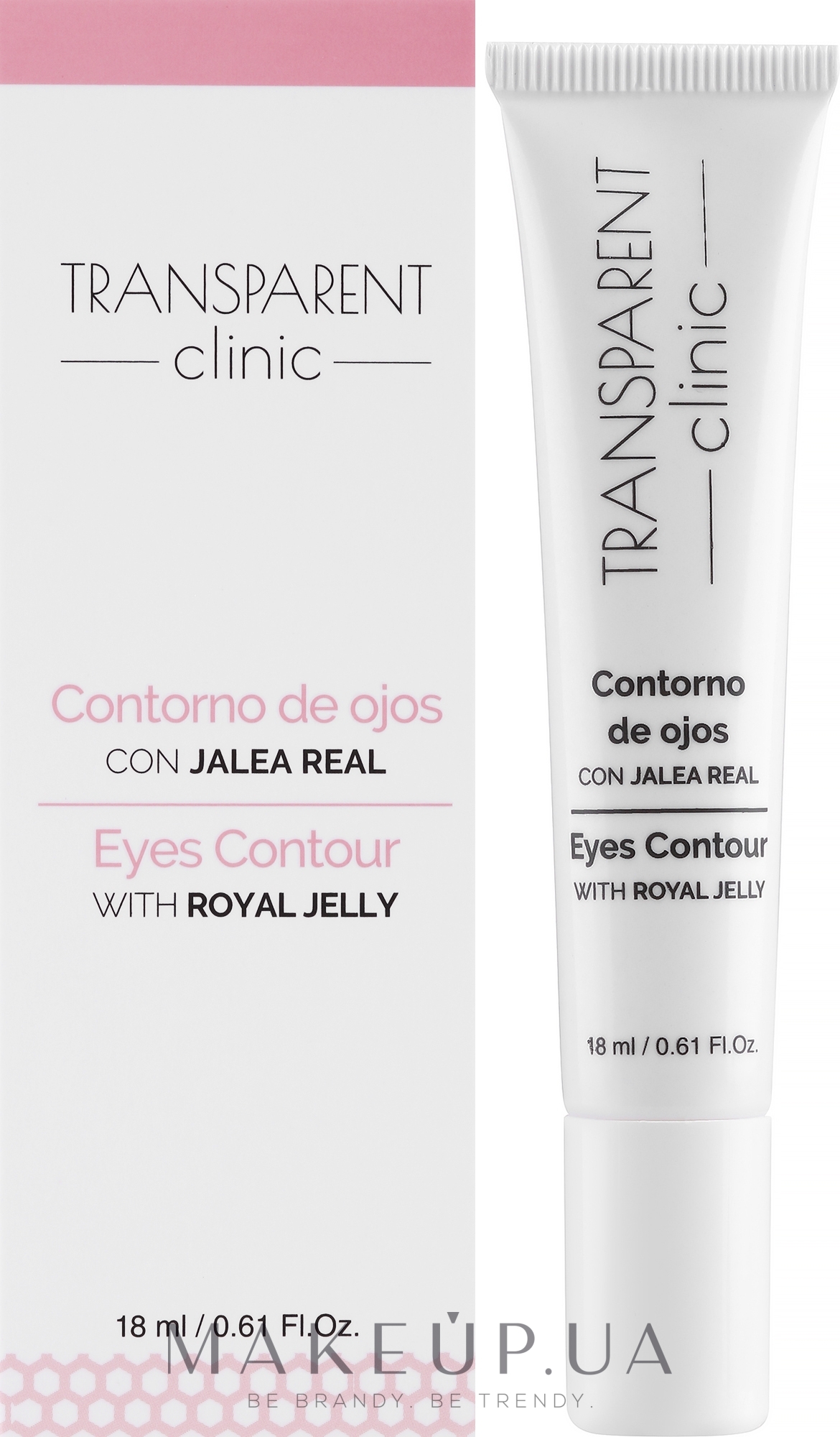 Крем для контуру очей - Transparent Clinic Eye Contour Cream — фото 18ml