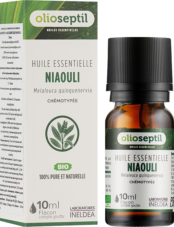 Ефірна олія "Найолі" - Olioseptil Niaouli Essential Oil — фото N2