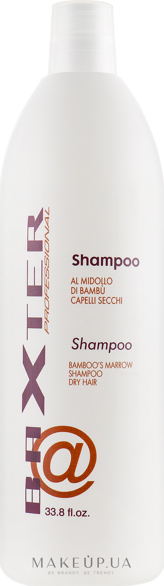 Шампунь восстанавливающий с экстрактом бамбука - Punti di Vista Baxter Professional Shampoo — фото 1000ml