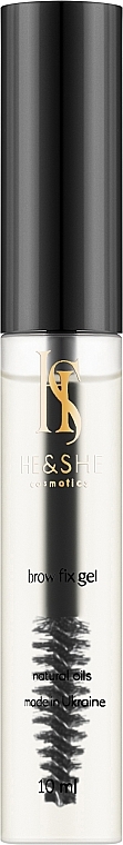 Фиксировочный гель для ресниц и бровей - He&She Cosmetics Brow Fix Gel — фото N1
