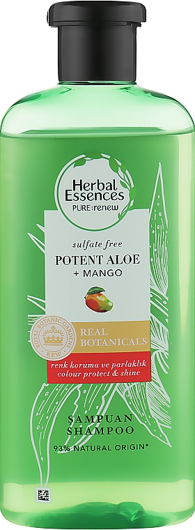 Шампунь "Алое і манго" - Herbal Essences Potent Aloe + Mango Shampoo — фото N1