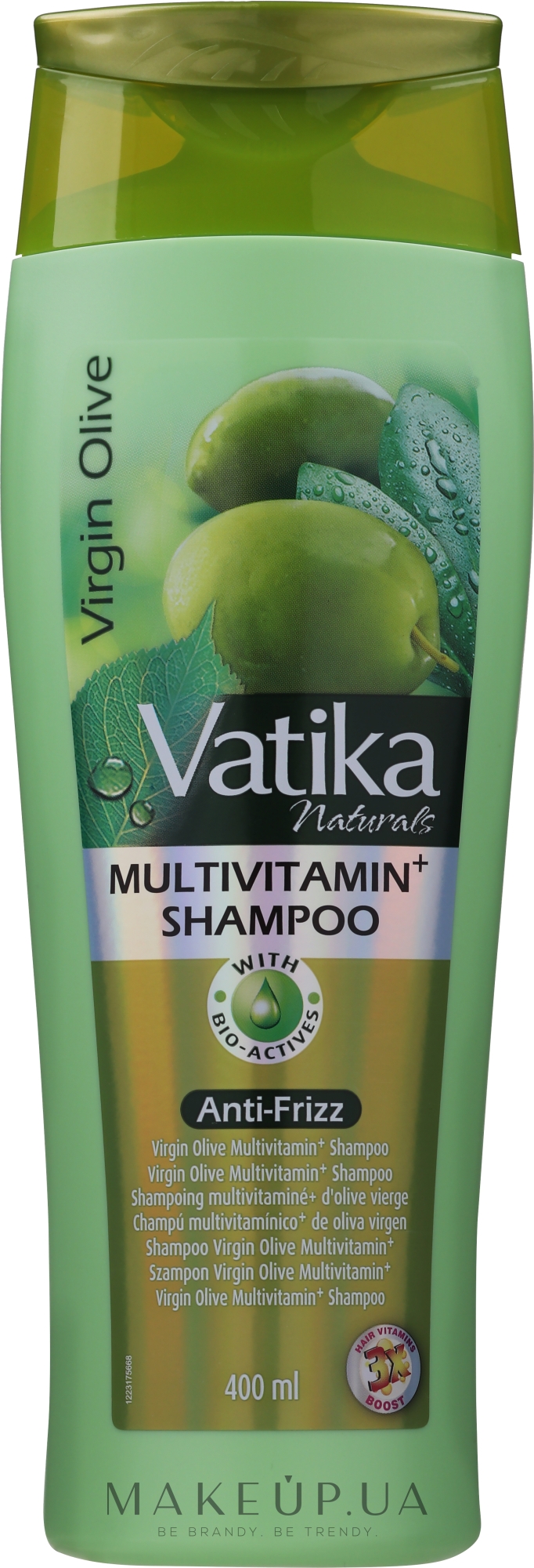 Питательный шампунь для волос - Dabur Vatika Virgin Olive Nourishing Shampoo — фото 400ml