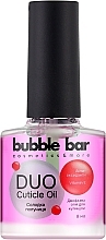 Двухфазное масло для кутикулы с антиоксидантами, сладкая клубника - Bubble Bar — фото N1