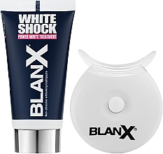 Интенсивный отбеливающий комплекс "White Shock blue formula" + активатор Led Bite - BlanX White Shock — фото N2