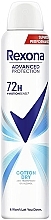 Духи, Парфюмерия, косметика Антиперспирант-спрей - Rexona MotionSense Cotton Dry 72h Antiperspirant Spray