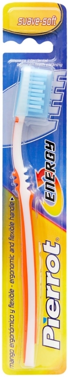 Зубная щетка "Энергия", мягкая, оранжевая - Pierrot Energy — фото N1