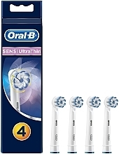 Сменные насадки для электрических зубных щеток, 4 шт - Oral-B Sensi UltraThin Toothbrush Heads — фото N1