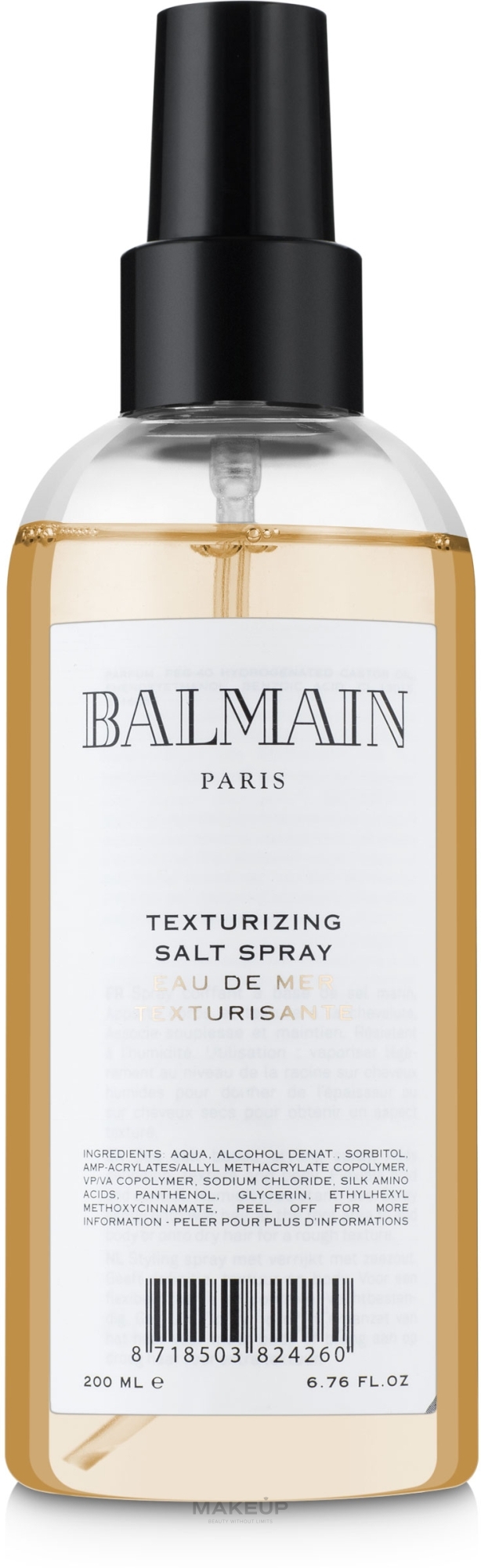 Текстурувальний сольовий спрей для волосся - Balmain Paris Hair Couture Texturizing Salt Spray — фото 200ml