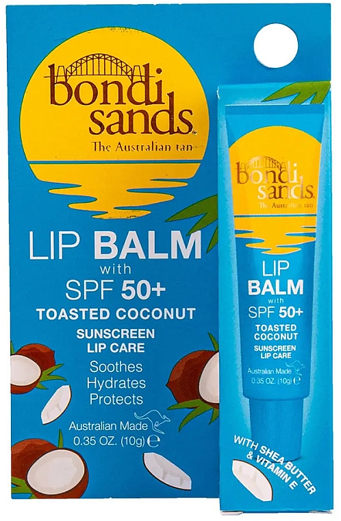 Живильний бальзам для губ   - Bondi Sands Lip Balm SPF 50 + Coconut — фото N2