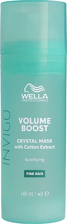 Кришталева маска для збільшення об'єму - Wella Professionals Invigo Volume Boost Crystal Mask — фото N1