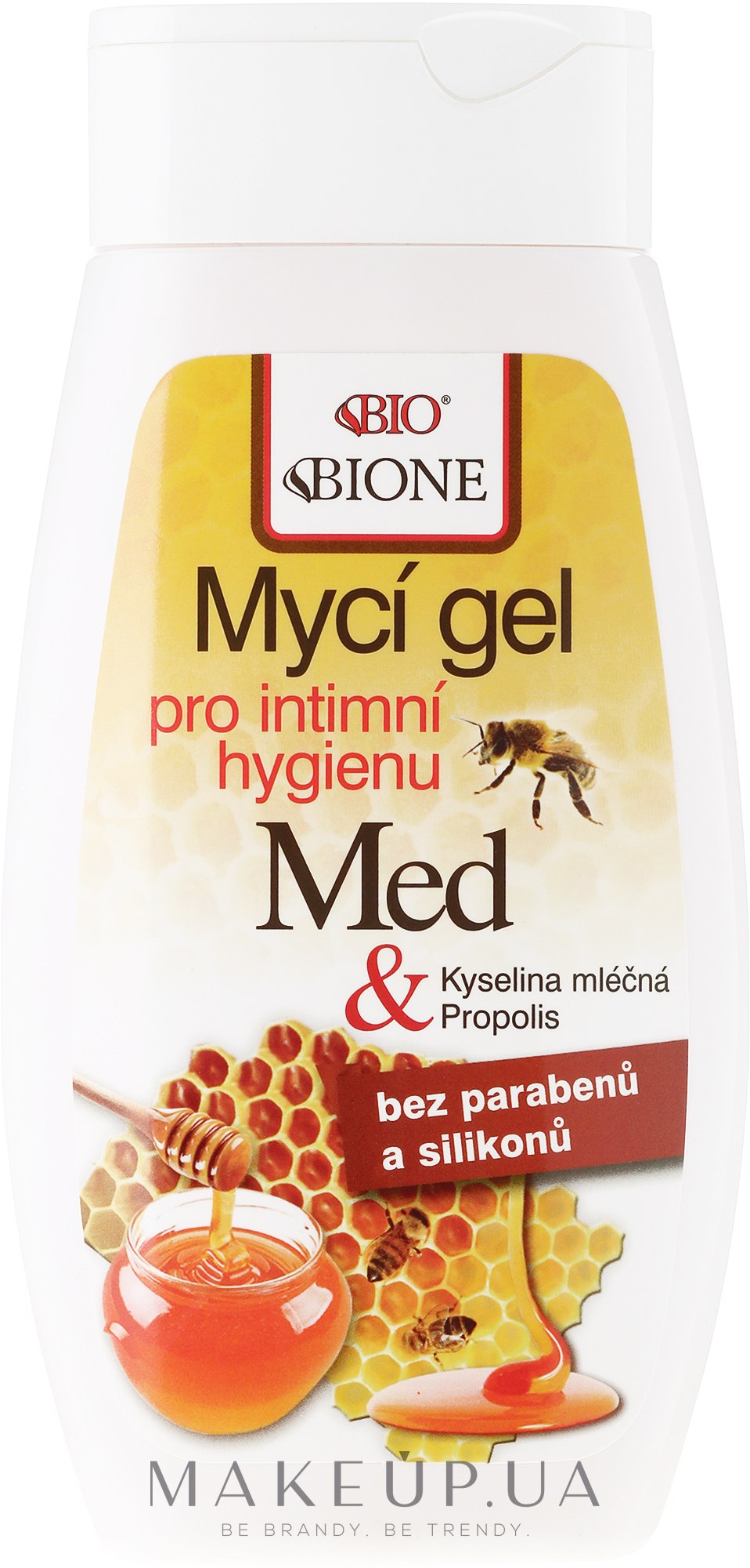Гель для интимной гигиены - Bione Cosmetics Honey + Q10 Propolis Intimate Wash Gel — фото 260ml