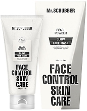 Духи, Парфюмерия, косметика Маска для сияния кожи с жемчужной пудрой - Mr.Scrubber Face Control Skin Care Glow Pearl Powder Face Mask