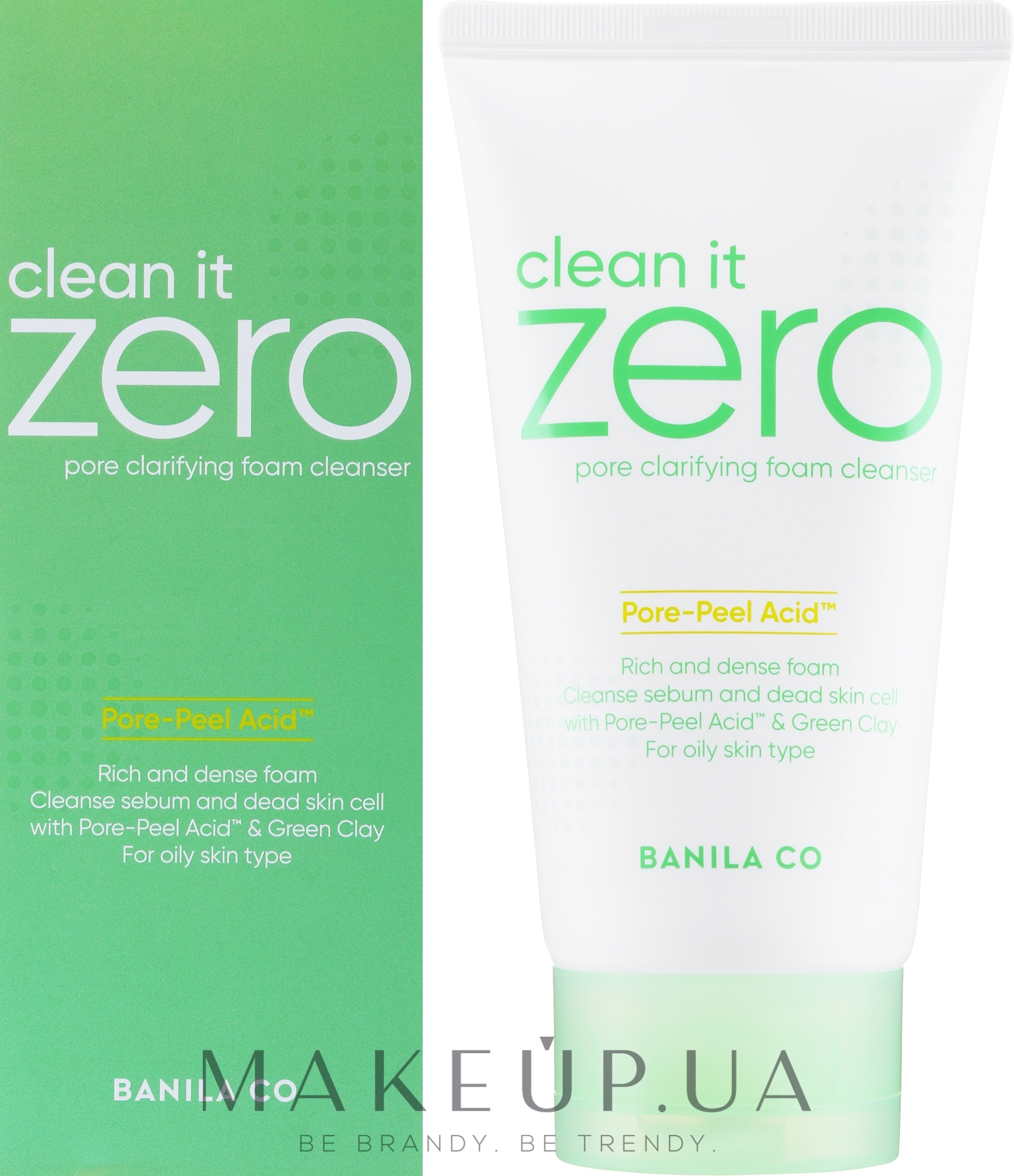 Пінка для вмивання - Banila Co. Clean it Zero Pore Clarifying Foam Cleanser — фото 150ml