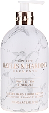 Набор - Baylis & Harding White Tea & Neroli Hand Care Set (soap/500ml + h/b/lotion/500ml) — фото N3