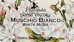 Парфумерія, косметика Мило натуральне "Білий мускус" - Florinda Sapone Vegetale White Moss