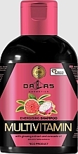 Мультивитаминный энергетический шампунь с экстрактом женьшеня и маслом авокадо - Dalas Cosmetics Multivitamin — фото N5