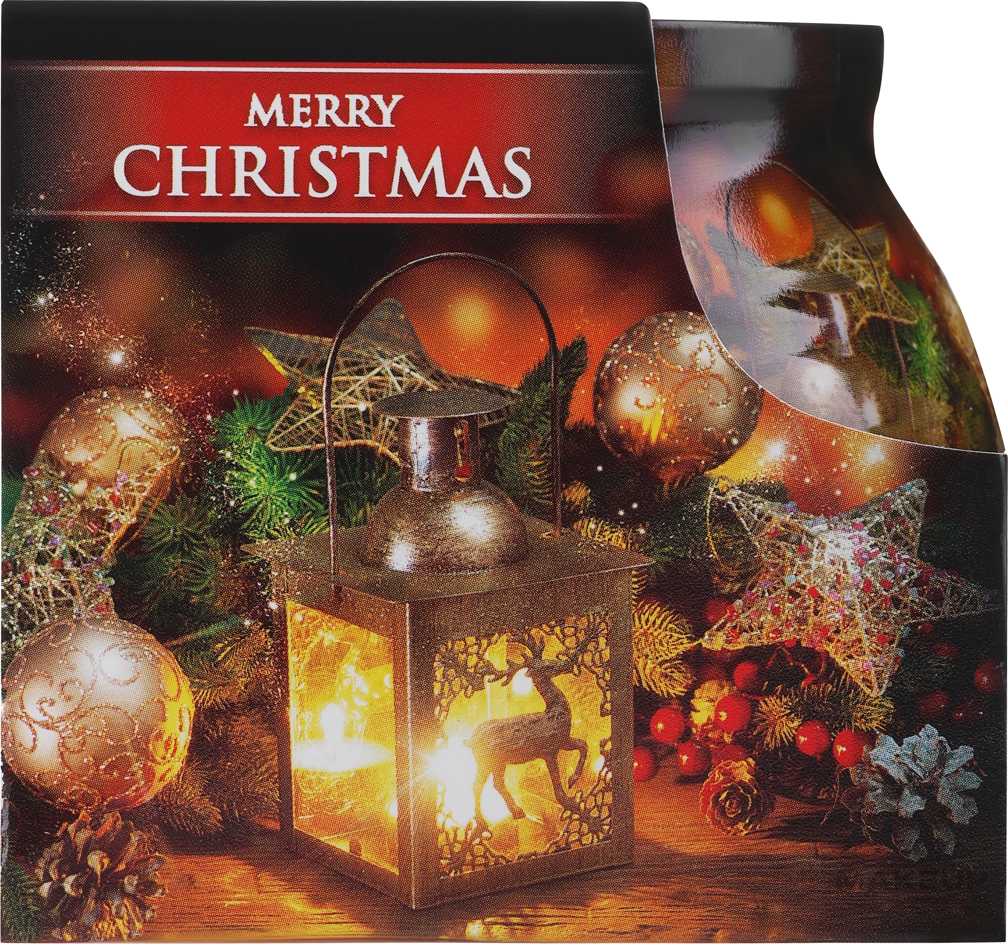 Свеча в стеклянном покрытии - Admit Candle In Glass Cover Christmas Lantern — фото 80g