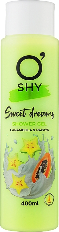 Гель для душа - O'shy Sweet Dreams Shower Gel Carambola & Papaya — фото N1