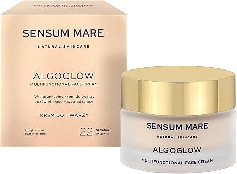 Многофункциональный осветляющий и разглаживающий крем для лица - Sensum Mare Algoglow Multifunctional Face Cream — фото N3