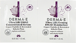 Набор пробников - Derma E Ultra Lift (serum/1.5ml + cr/1.5ml) — фото N1