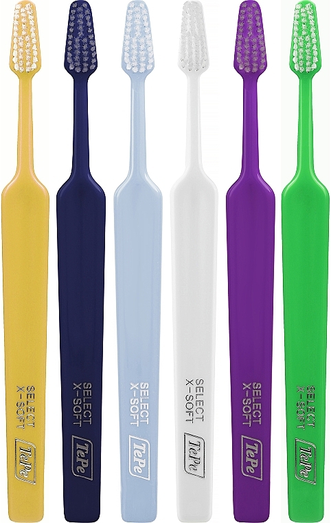 Набір зубних щіток, 6 шт., варіант 16 - TePe Select X-Soft — фото N1