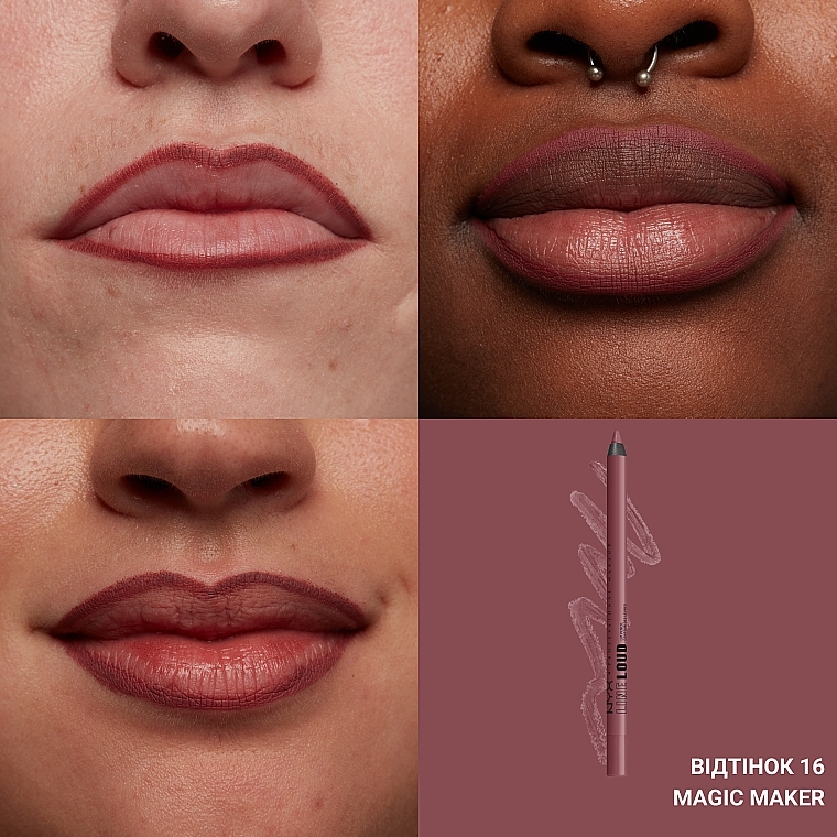 Олівець для губ - NYX Professional Line Loud Lip Liner — фото N23