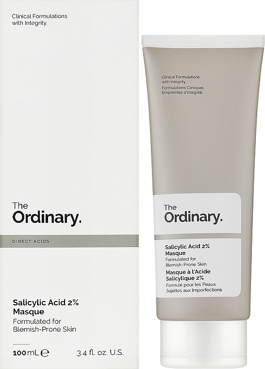 Маска для лица с салициловой кислотой 2% - The Ordinary Salicylic Acid 2% Masque — фото N2
