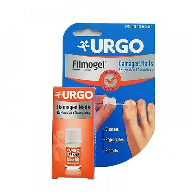 Средство для ногтей с микозом и легкой травмой - Urgo Filmogel Damaged Nails By Mycosis And Travmatisms — фото N1