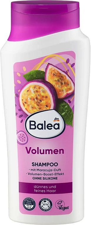 Шампунь для об'єму волосся без силіконів - Balea Shampoo Volumen