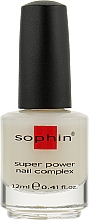 Интенсивный укрепитель ногтей с натуральным финишем - Sophin Extra Super Power Nail Complex — фото N1