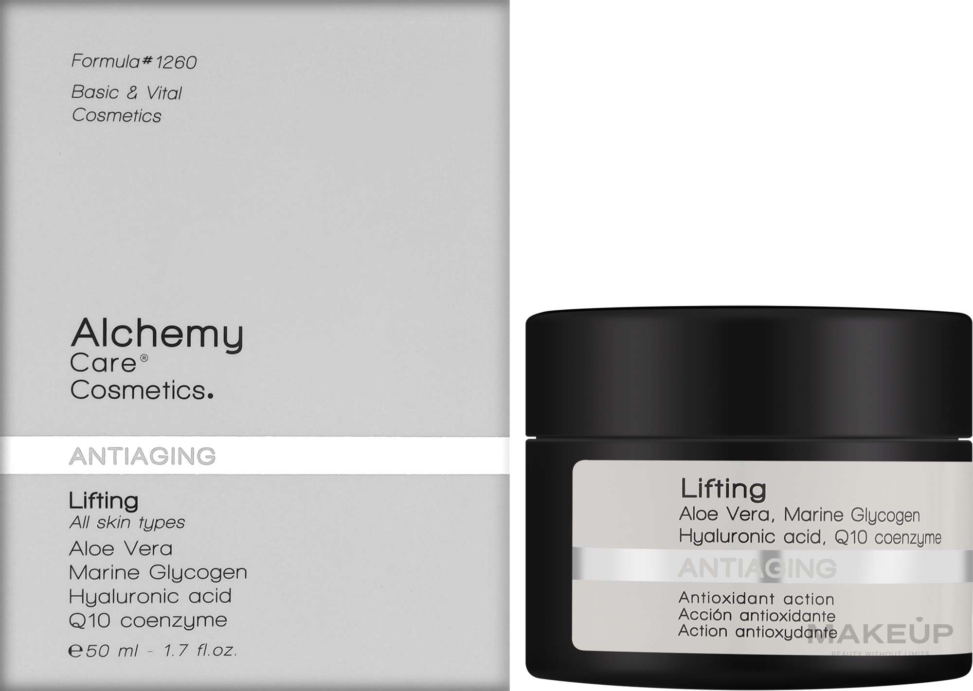 Антивозрастной лифтинг-крем для лица - Alchemy Care Cosmetics Antiaging Lifting All Types Skin — фото 50ml