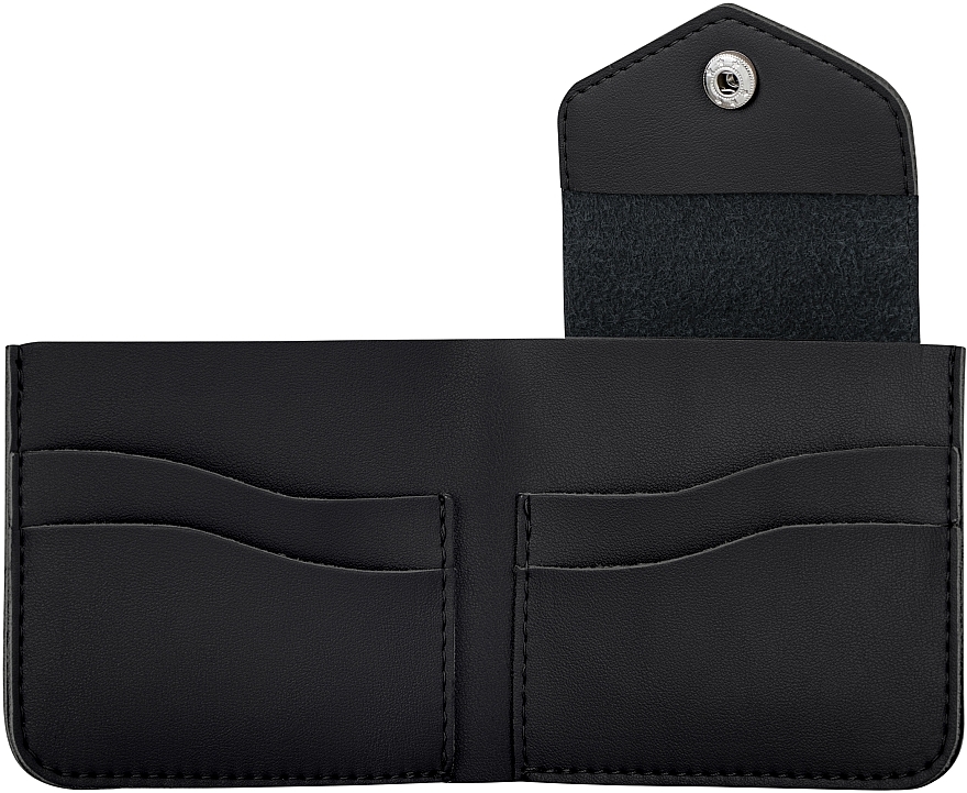 Кошелек черный в подарочной коробке "Classy" - MAKEUP Bi-Fold Wallet Black — фото N3
