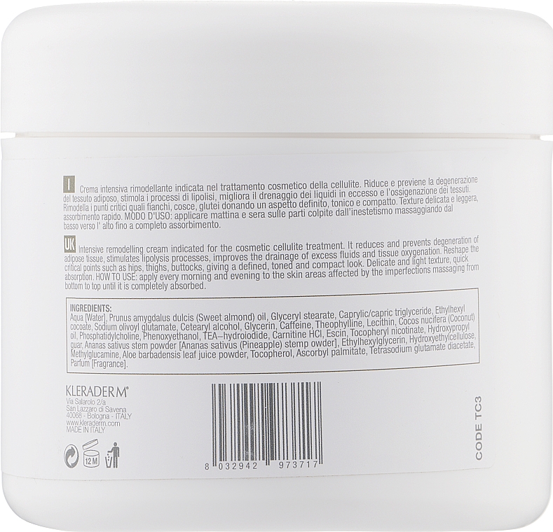 Крем антицелюлітний для тіла - Kleraderm Celliderm Liposnell Cream — фото N4