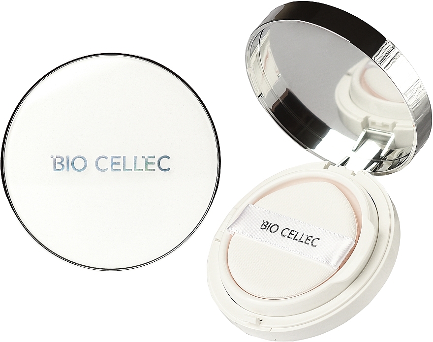 Омолаживающее средство для глаз с коллагеном в кушоне, крышечка молочного цвета - Bio Cellec Privilege IceCream Pact For Eye — фото N1