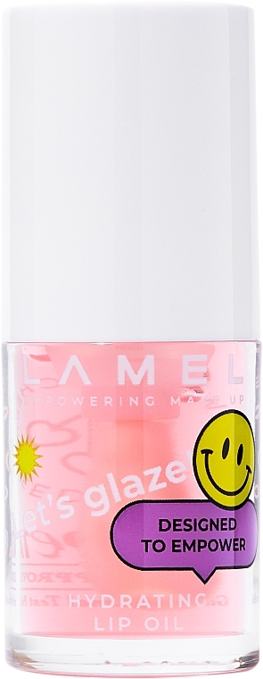 Увлажняющее масло для губ - Lamel Make Up Let`S Glaze — фото N1