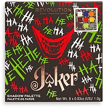 Палетка тіней для повік - Makeup Revolution X Dc Joker Shadow Palette Why So Serious — фото N5