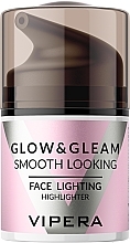 Парфумерія, косметика Хайлайтер для обличчя - Vipera Glow And Gleam Smooth Looking Face Lighting Highlighter
