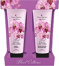 Парфумерія, косметика Набір - Primo Bagno Floral Collection Floral Wild Orchid (b/lot/150ml + sh/gel/150ml)