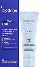 Біоактивний нічний крем, що регенерує і освітлює - Biotinne Care Slow Age Skin — фото N1