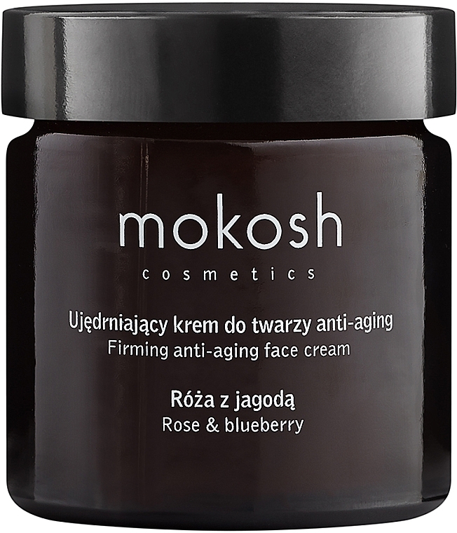 Антивіковий зміцнювальний крем для обличчя "Троянда і чорниця" - Mokosh Firming Anti-Aging Face Cream — фото N1