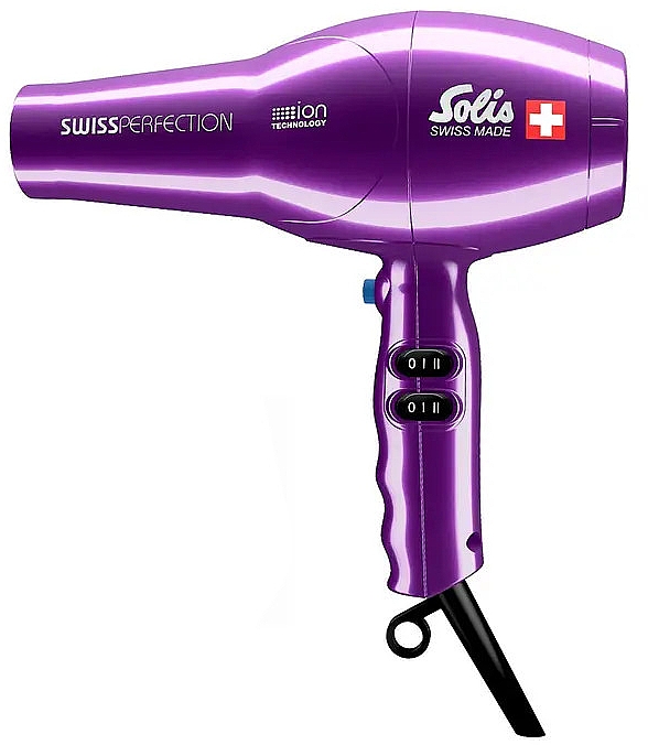Фен для волос, фиолетовый - Solis Swiss Perfection Violet — фото N1